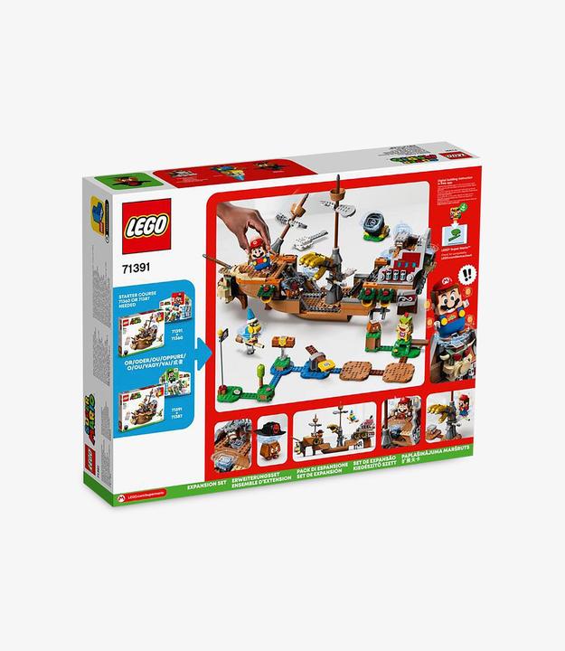 Immagine prodotto LEGO Il dirigibile di Bowser - Set di espansione (71391, LEGO Super Mario)