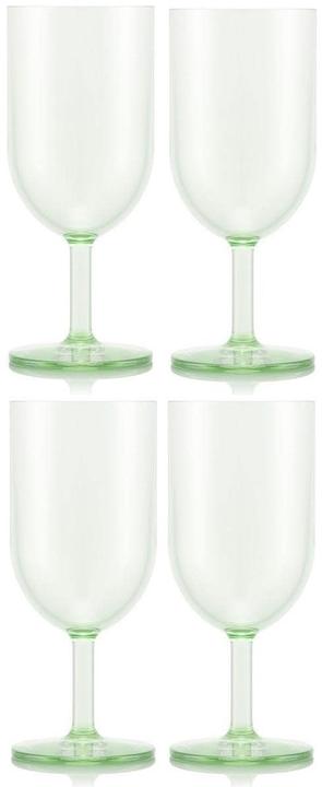 Immagine prodotto Bodum Bicchiere da vino per esterni Octet 230 ml, verde, 4 pezzi (23 cl, 4 Occhiali, Bicchieri da vino bianco)