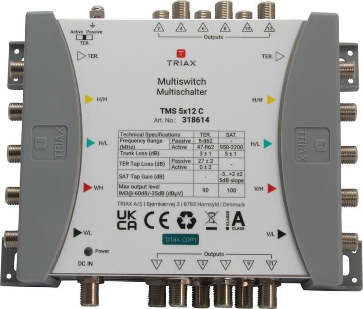 Image du produit Triax Multi-interrupteur en cascade TMS 5x12 C (Multi commutateur)