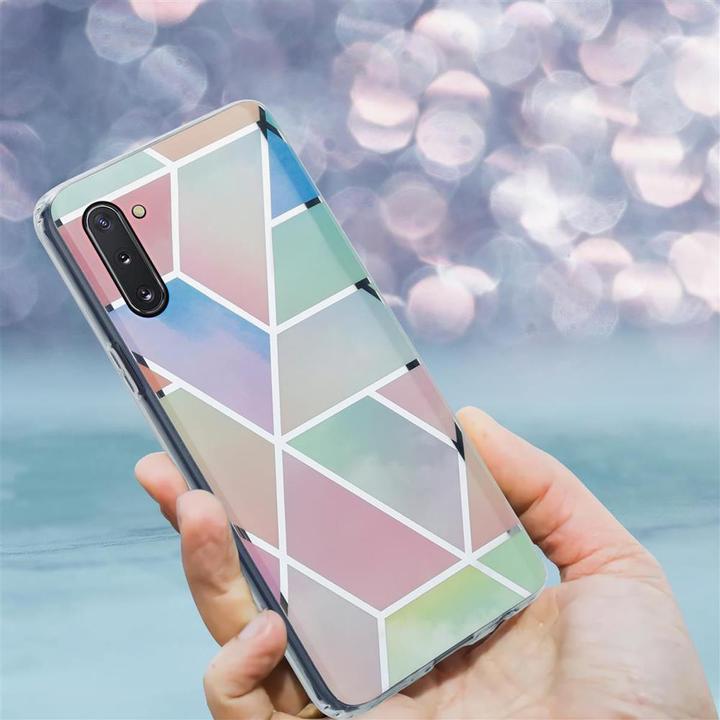 Produktbild Cadorabo IMD TPU Bunter Marmor Cover (Samsung Galaxy Note 10)