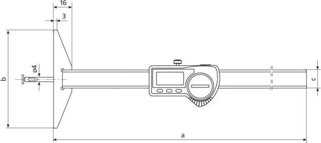 Actual product image Magni Mahr 4126532 MarCal 30 EWRi-N Digital depth gauge, 0-100 mm