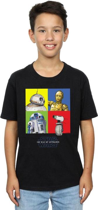 Immagine prodotto Star Wars The Rise Of Skywalker Droid Squares Maglietta Ragazzi (152, 158)