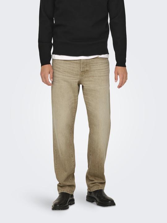 Produktbild Only & Sons Onsedge Straight Beige 2140 Tai Dnm Noos (36)