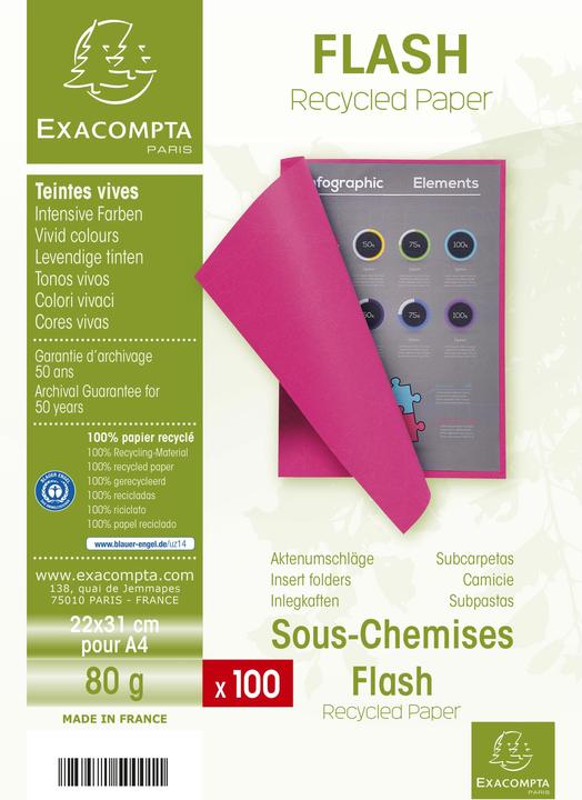Actual product image Exacompta Collection folders - File covers (A4, 100 x)