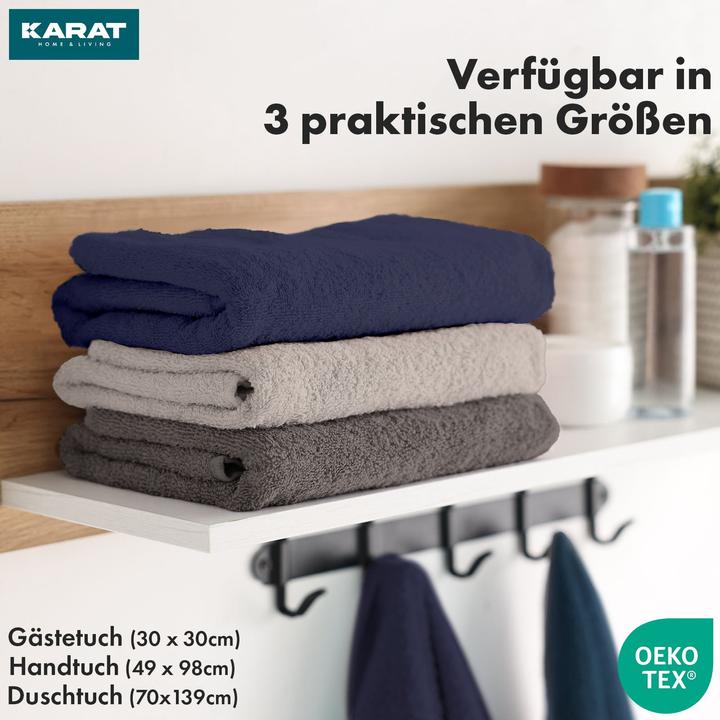 Produktbild Karat Handtuch Bay (30 x 30 cm, 70 x 139 cm)