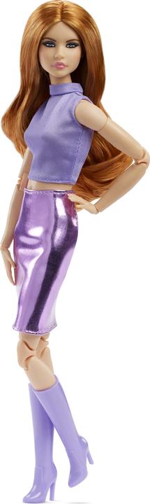 Actual product image Barbie Signature Looks - Lilac Dress Red Hair
