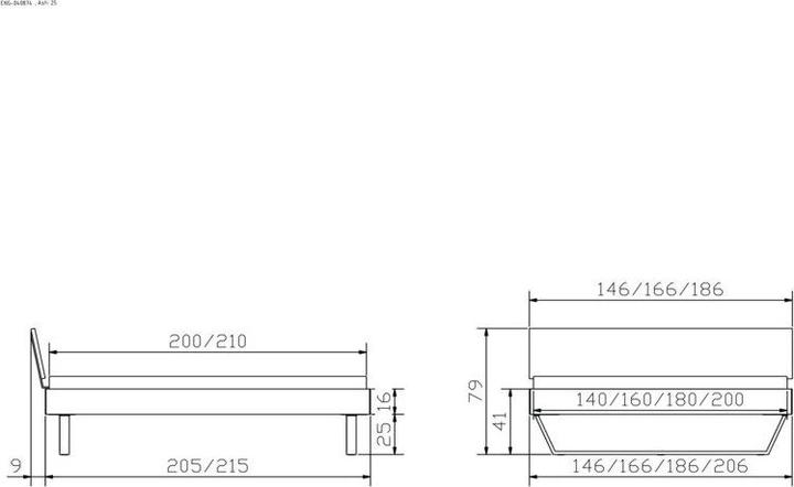 Actual product image Hasena Asti (160 x 200 cm)
