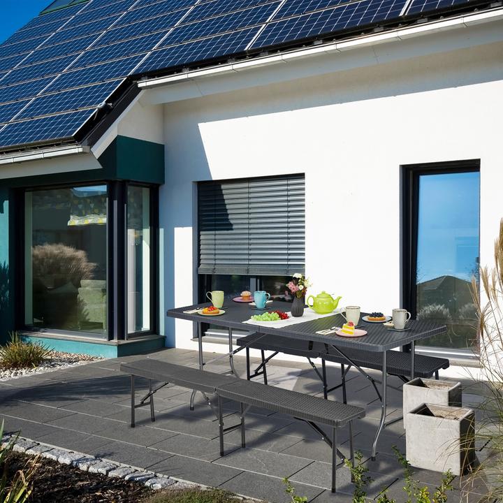 Produktbild Relaxdays Gartentisch (180 cm)