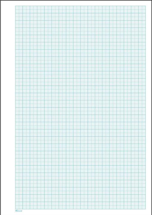 Image du produit Favorit Bloc de papier graphique transparent (21 x 29,7 cm, Quadrillé)