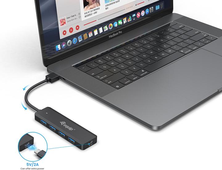 Produktbild equip USB 3.2 Gen 1 Hub (USB-A, USB-C, 5 Ports)
