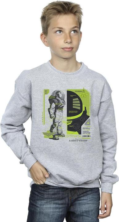 Actual product image Disney Boys Lightyear Buzz Tech Panel Sweatshirt (140, 146)