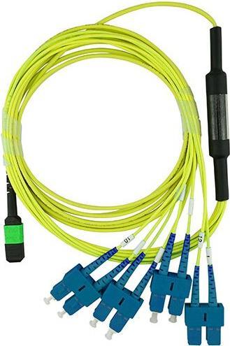 Actual product image BlueOptics Fibre optic MTP/4xSC breakout cable G.657.A1 singlemode 3 metres (3 m)