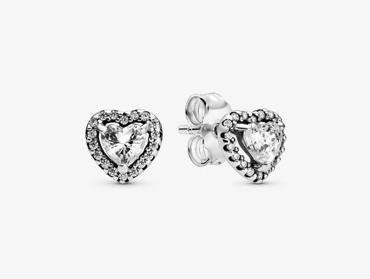 Image du produit Pandora Boucles d'oreilles en forme de coeur (Argent 925)