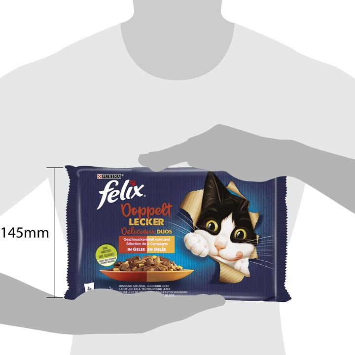 Immagine prodotto Felix Gelatina di carne (Adulto, 4 pz., 85 g)