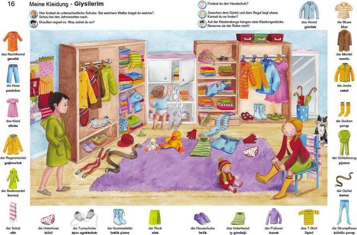 Actual product image Mein Bilderwörterbuch, Deutsch - Türkisch, m. Audio-CD (German, Turkish, Martina Ducqué, 2016)