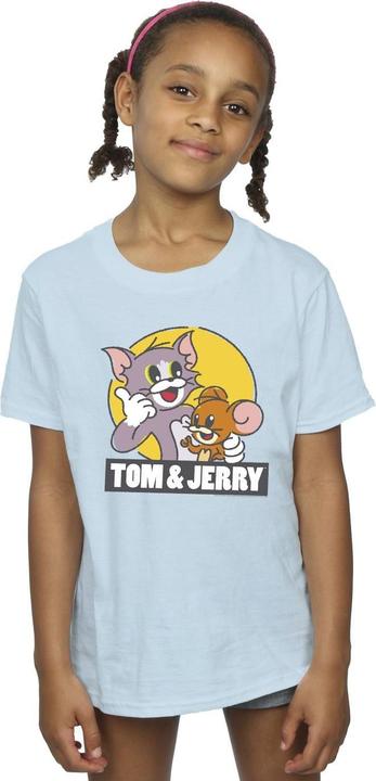 Actual product image Tom & Jerry Girls Sketch Logo Cotton T-Shirt (140, 146)