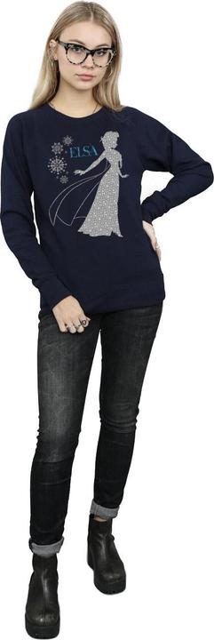Immagine prodotto Disney Frozen Elsa Christmas Silhouette Felpa Donna (XL)