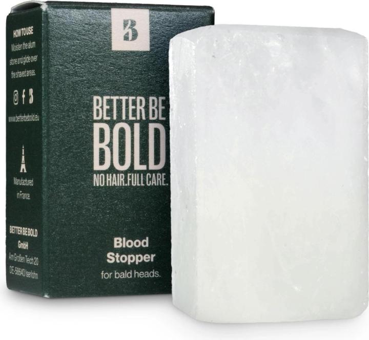 Immagine prodotto Better be bold Tappo di sangue per teste calve | Alaunstein (75 ml, Gel da barba)