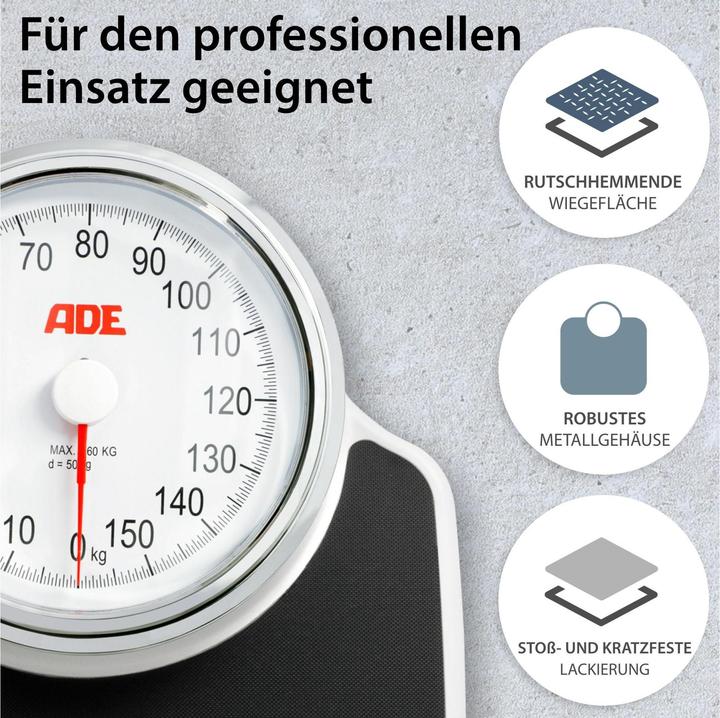 Actual product image ADE Personal analogue scale (160 kg)