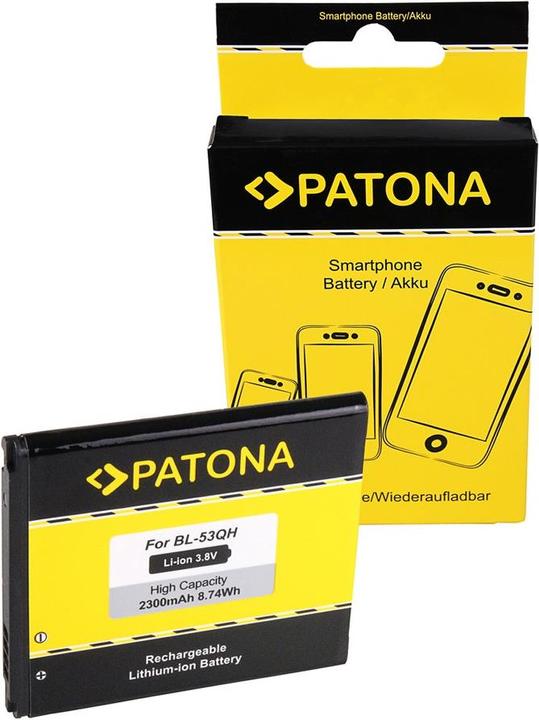 Immagine prodotto Patona Batteria (Accumulatore di carica elettrica, LG Optimus L9, Optimus 4X HD, LG Optimus F5, LG Optimus L9 II)