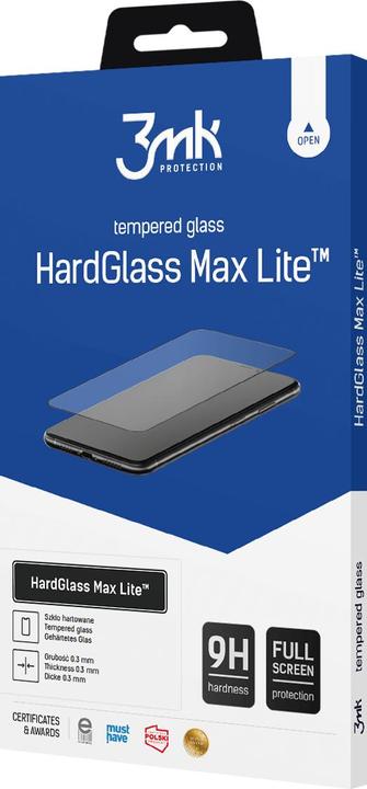 Immagine prodotto 3MK Protezione dello schermo Hardglass Max Lite (1 Pezzo/i, Oppo A57, Oppo A57 5G, Oppo A57s, Oppo A57e)