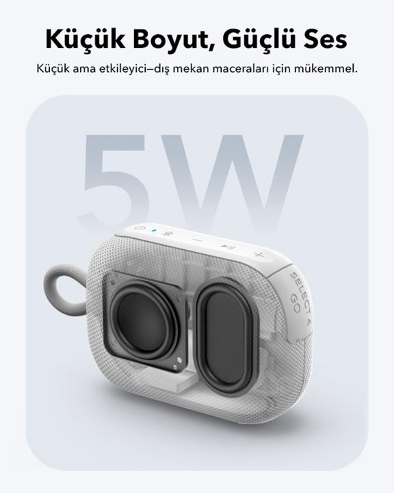 Produktbild soundcore Select 4 Go Beyaz (18 h)