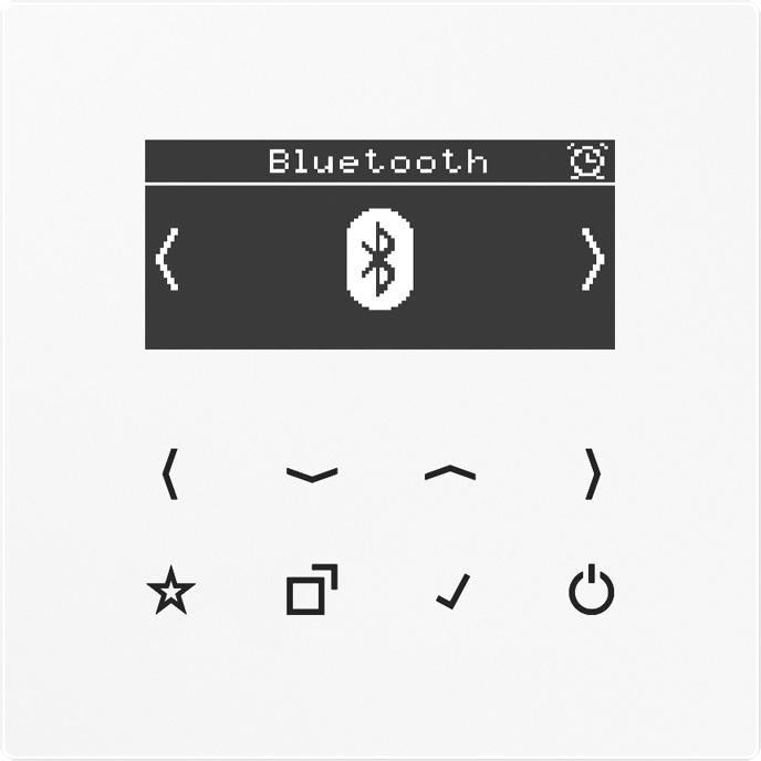 Produktbild JUNG Smart Radio DABLSBTWW DAB+ m. Bluetooth (UKW, DAB+, Bluetooth, WLAN)