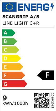 Label énergétique Scangrip Line Light C+R (600 lm)