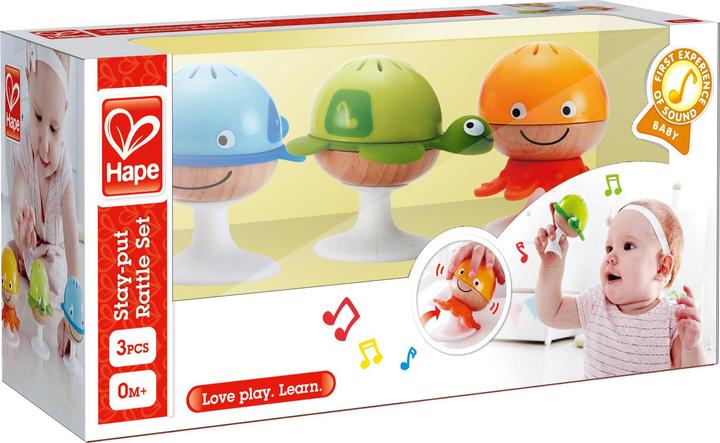 Produktbild Hape Saugnapf Rasselset