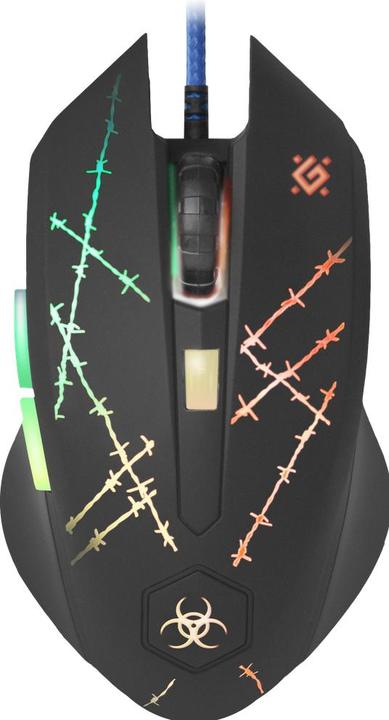Produktbild Defender Forced GM-020L Maus Beidhändig USB Typ-A Optisch 3200 DPI (Kabelgebunden)