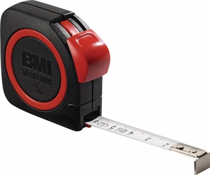 Produktbild BMI Taschenrollbandmass VARIO Mini Länge 3 m Breite 10 mm mm/cm EG II ABS Automatic (mm)