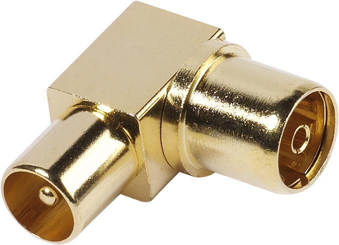 Vivanco Koaxial Winkeladapter (Stecker und Verbinder)