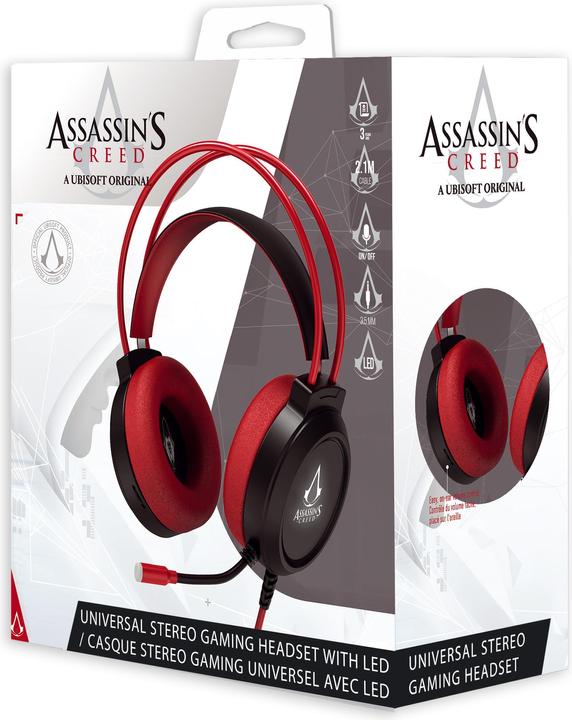 Actual product image Freaks and Geeks Assassin's Creed - Casque de jeu filaire pour PC/Xbox One/SeriesX/S/PS4/PS5/Switch (Cable)