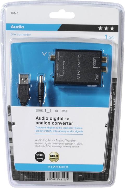 Produktbild Vivanco Audio Digital-Analog-Wandler (Digital -> Analog)