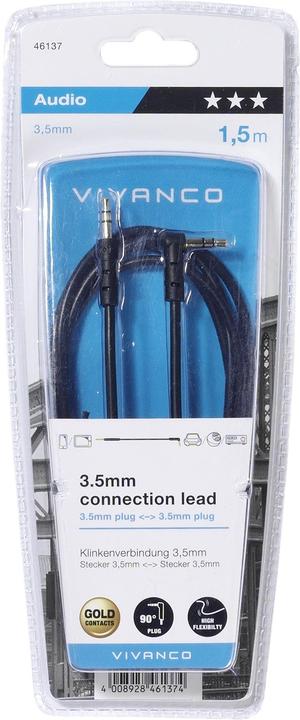 Immagine prodotto Vivanco Cavo audio (1.50 m, Connettore da 3,5 mm (AUX))