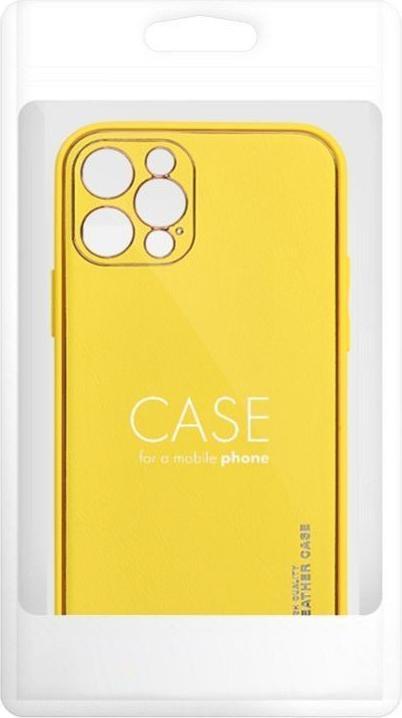 Image du produit OEM Back panel cover LEATHER case for SAMSUNG S24 Plus yellow (Samsung Galaxy S24+)