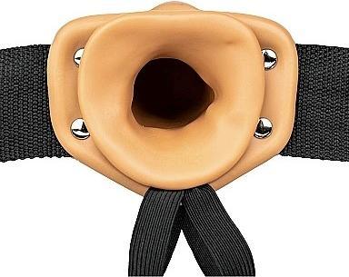 Image du produit RealRock Vibrating Hollow Strap-on No Balls - 10" / 24,5 cm