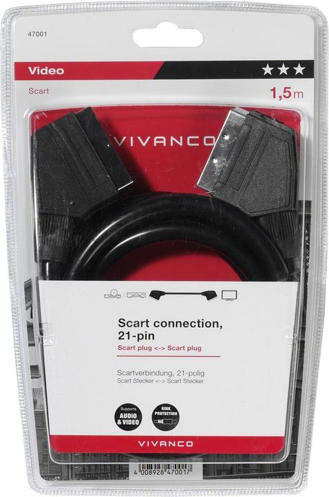 Immagine prodotto Vivanco Scart — Scart (1.50 m, Scart)