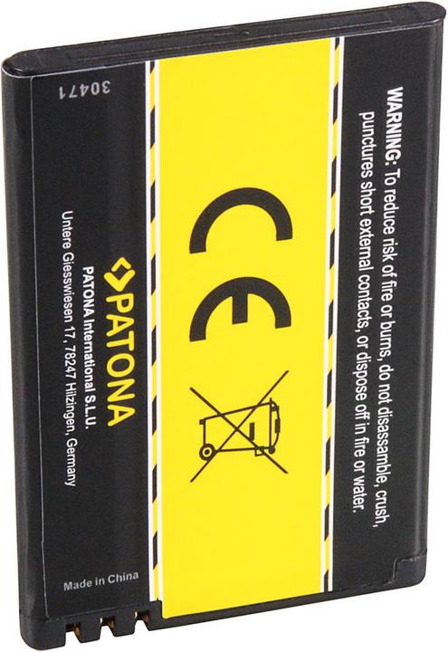 Image du produit Patona Batterie (Batterie, Diapositive du Nokia 6760, Nokia E52, Nokia E61i, Nokia E63, Nokia E71, Nokia E72, Nokia N810, Nokia N97, Nokia 6650, Nokia E6-00, Nokia E90)