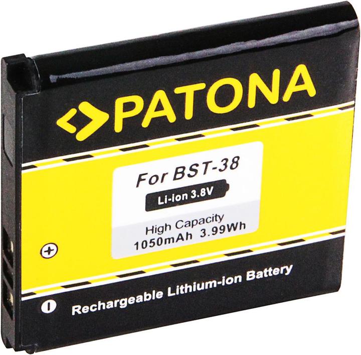 Immagine prodotto Patona Batteria (Accumulatore di carica elettrica, Sony Ericsson C510, Sony Ericsson C905, Sony Ericsson Jalou, Sony Ericsson K770i, Sony Ericsson K850i, Sony Ericsson R300, Sony Ericsson R306, Sony Ericsson S312, Sony Ericsson S500i, Sony Ericsson T303, Sony Ericsson T650i, Sony Ericsson W580i, Sony Ericsson W760i)