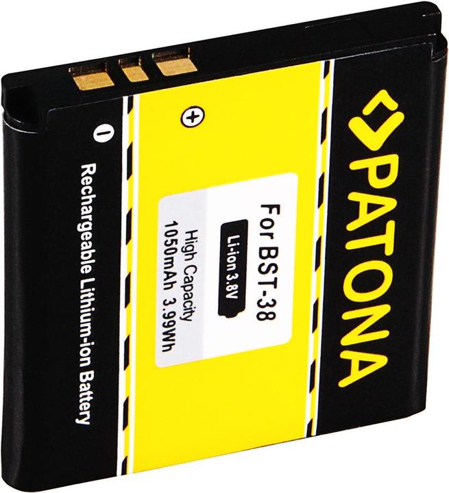 Immagine prodotto Patona Batteria (Accumulatore di carica elettrica, Sony Ericsson C510, Sony Ericsson C905, Sony Ericsson Jalou, Sony Ericsson K770i, Sony Ericsson K850i, Sony Ericsson R300, Sony Ericsson R306, Sony Ericsson S312, Sony Ericsson S500i, Sony Ericsson T303, Sony Ericsson T650i, Sony Ericsson W580i, Sony Ericsson W760i)