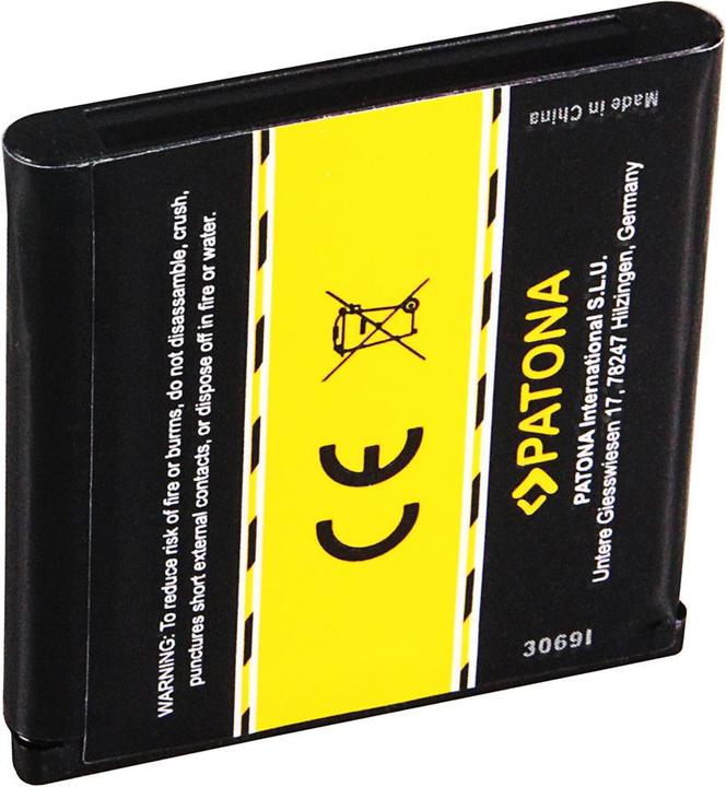 Immagine prodotto Patona Batteria (Accumulatore di carica elettrica, Sony Ericsson C510, Sony Ericsson C905, Sony Ericsson Jalou, Sony Ericsson K770i, Sony Ericsson K850i, Sony Ericsson R300, Sony Ericsson R306, Sony Ericsson S312, Sony Ericsson S500i, Sony Ericsson T303, Sony Ericsson T650i, Sony Ericsson W580i, Sony Ericsson W760i)