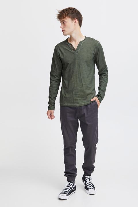 Image du produit Solid Tinox -T-shirt à manches longues Avec Encolure En V - Pour Homme 100% Coton (L)