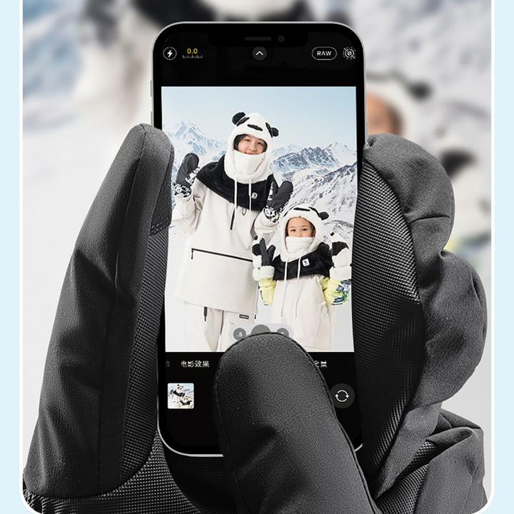 Actual product image Dakine The others Qunature Qunature Full Length Ski Gloves Size M - Black (M)