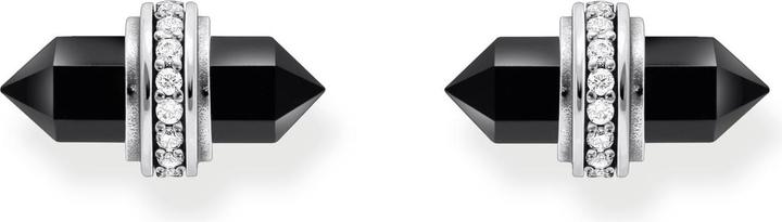 Actual product image Thomas Sabo Stud earrings with black onyx crystal silver (925 silver)