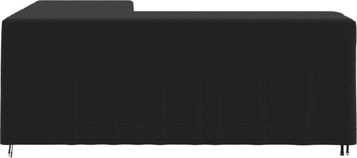 Immagine prodotto VidaXL Copridivano da giardino a L nero 254x254x86 cm 420D