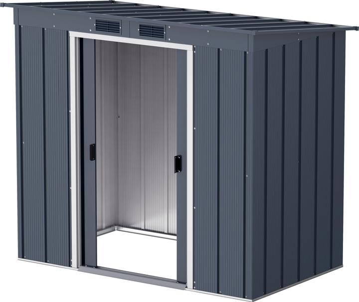 Image du produit Tepro Abri de jardin Pent Roof Eco 6x4, anthracite