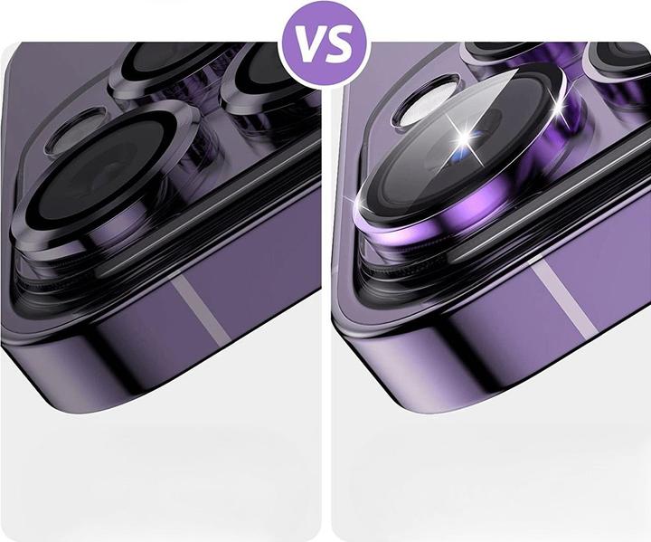 Actual product image Enkay iPhone 15 Pro / 15 Pro Max - Camera Lenses Protective Glass multicolor (3 Piece, Apple iPhone 15 Pro, Apple iPhone 15 Pro Max)