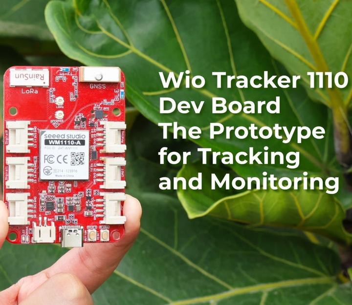 Image du produit Seeed Studio Carte de développement Wio LoraWAN GPS Tracker 1110