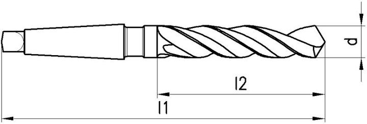Actual product image Futuro BRW Morse taper shank drill (30 millimetres)